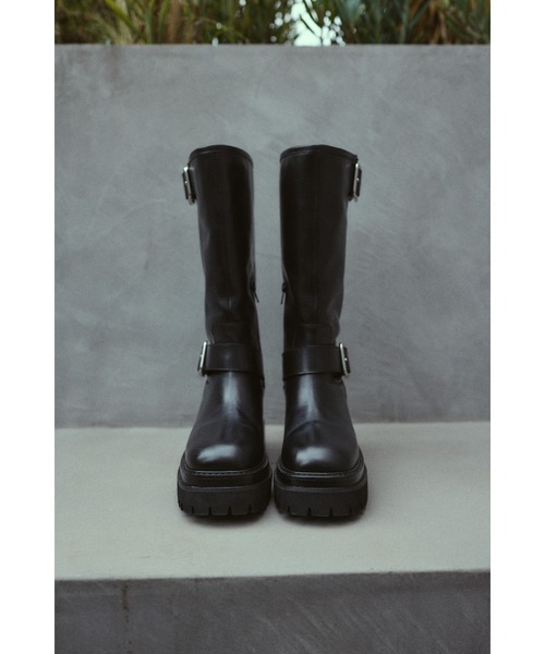 RIM.ARK(リムアーク)の「Engineer boots エンジニアブーツ(ブーツ・レディース・ブラック・36/37/38/39)」の15枚目の写真