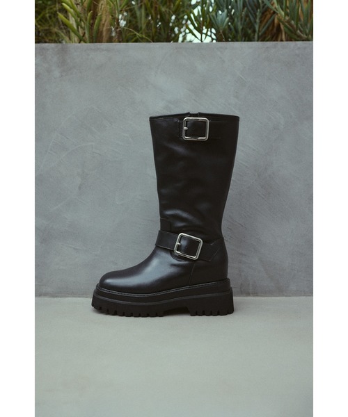 RIM.ARK(リムアーク)の「Engineer boots エンジニアブーツ(ブーツ・レディース・ブラック・36/37/38/39)」の16枚目の写真