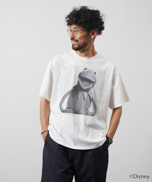 Firsthand（ファーストハンド）の「Firsthand/ファーストハンド The Muppets / ザ・マペッツ　THE MUPPETS / PHOTO / フロントプリント 半袖Tシャツ（Tシャツ/カットソー・メンズ・オフホワイト/チャコールグレー・M/L）」の3枚目の写真