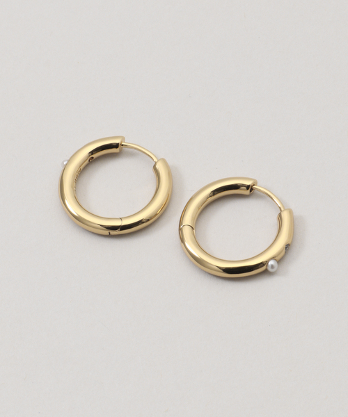 ANNI LU（アニールー）の「ANNI LU BRIGITTE HOOPS：ピアス（ピアス（両耳用）・レディース・ゴールド・FREE）」の2枚目の写真