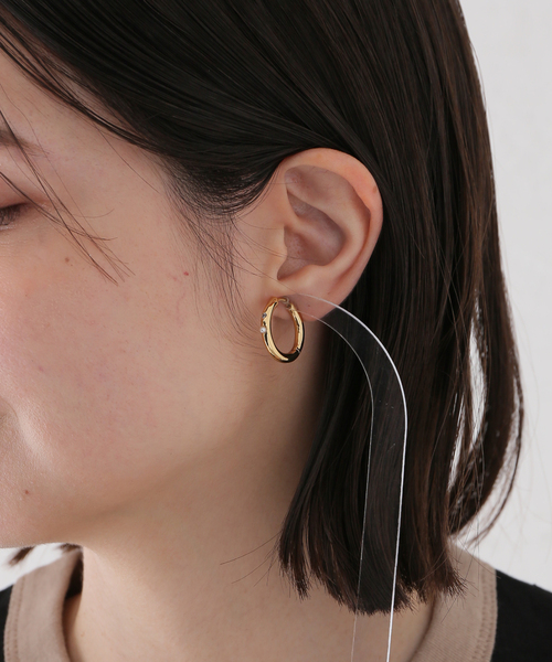 ANNI LU（アニールー）の「ANNI LU BRIGITTE HOOPS：ピアス（ピアス（両耳用）・レディース・ゴールド・FREE）」の8枚目の写真