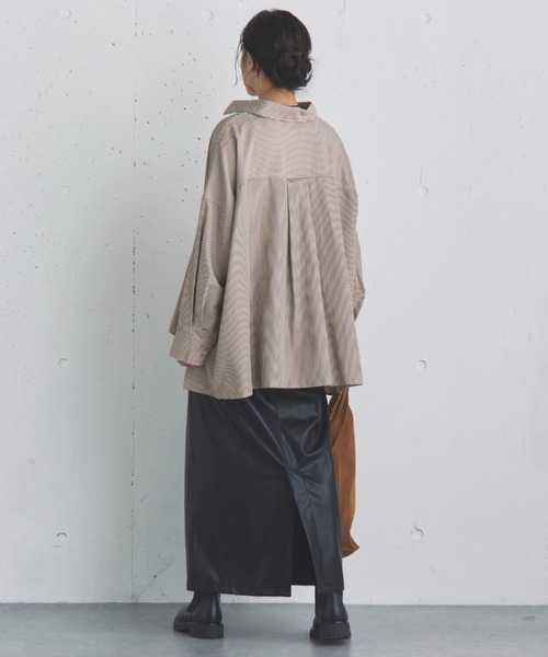 Doux archives（ドゥアルシーヴ）の「本革サイドゴアショートブーツ（ブーツ・レディース・ブラック・24.5/23.5）」の12枚目の写真