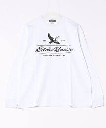 Eddie Bauer | クラシックロゴ プリント 長袖 Tシャツ(Tシャツ/カットソー)