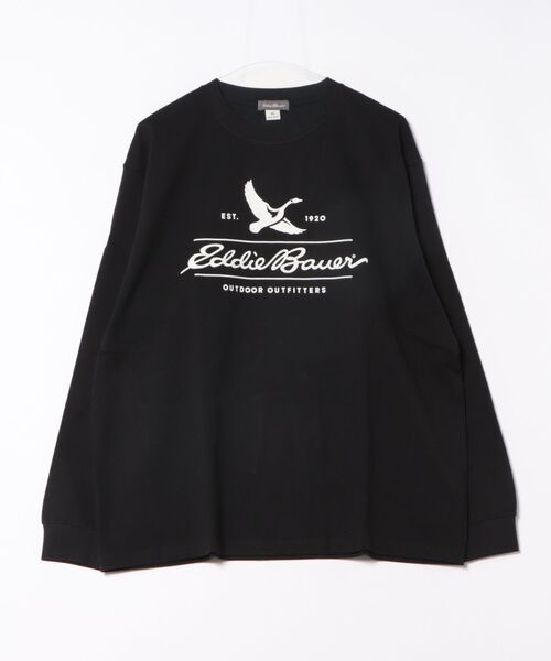 Eddie Bauer(エディーバウアー)の「クラシックロゴ プリント 長袖 Tシャツ(Tシャツ/カットソー・メンズ・ホワイト/ダークネイビー/ブラック/バーガンディー・S/XL/L/M/XXL)」の22枚目の写真