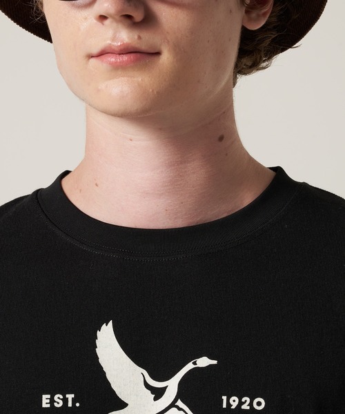 Eddie Bauer(エディーバウアー)の「クラシックロゴ プリント 長袖 Tシャツ(Tシャツ/カットソー・メンズ・ホワイト/ダークネイビー/ブラック/バーガンディー・S/XL/L/M/XXL)」の17枚目の写真