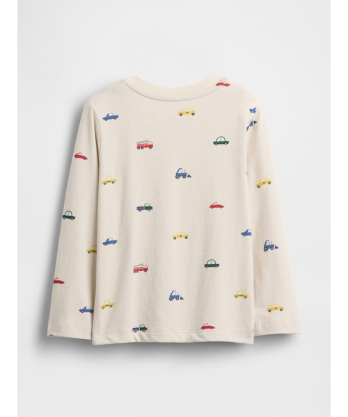GAP（ギャップ）の「ブラナン フェイバリット ポケットTシャツ (幼児・ベビー)（Tシャツ/カットソー・キッズ・ネイビー/オフホワイト・80ｃｍ/90cm/95cm/100cm/105cm/110cm）」の3枚目の写真