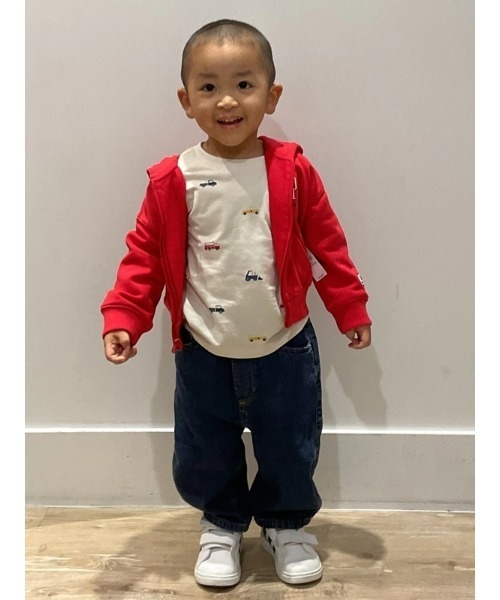 GAP（ギャップ）の「ブラナン フェイバリット ポケットTシャツ (幼児・ベビー)（Tシャツ/カットソー・キッズ・ネイビー/オフホワイト・80ｃｍ/90cm/95cm/100cm/105cm/110cm）」の6枚目の写真