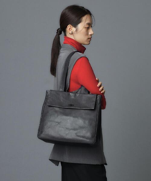 HIROKO HAYASHI（ヒロコハヤシ）の「VELENO CISA（ヴェレーノ チーザ）トートバッグ（トートバッグ・レディース・チャコールグレー・00）」の17枚目の写真