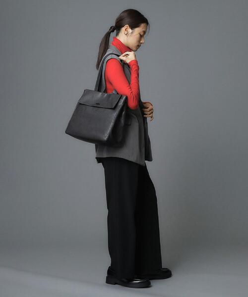 HIROKO HAYASHI（ヒロコハヤシ）の「VELENO CISA（ヴェレーノ チーザ）トートバッグ（トートバッグ・レディース・チャコールグレー・00）」の18枚目の写真