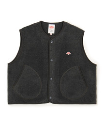 common gull products ベスト 黒 ジップベスト ロゴ付 ベスト（ブランドロゴ）ファッション通販 - ZOZOTOWN
