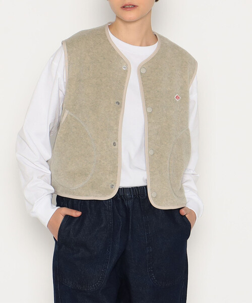 WOMEN'S FLEECE COLLARLESS VEST（ベスト）｜DANTON（ダントン）の