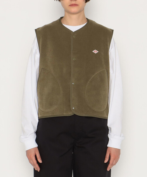 WOMEN'S FLEECE COLLARLESS VEST（ベスト）｜DANTON（ダントン）の