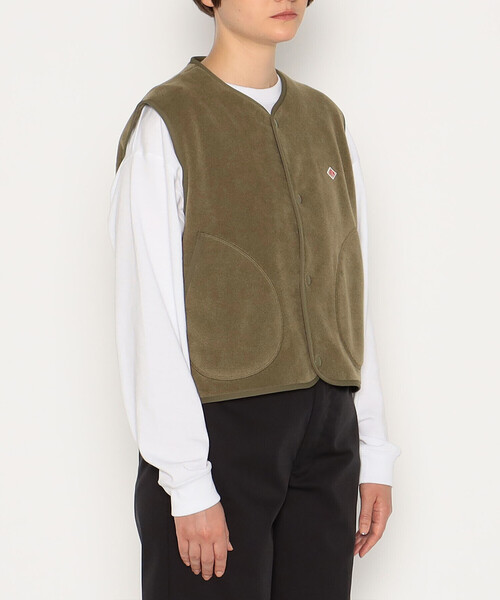 WOMEN'S FLEECE COLLARLESS VEST(ベスト)|DANTON(ダントン)の WOMEN'S FLEECE COLLARLESS VEST(ベスト)|DANTON(ダントン)の