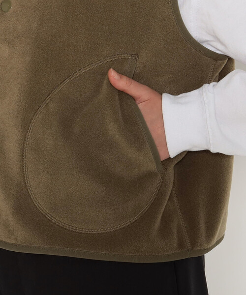 WOMEN'S FLEECE COLLARLESS VEST（ベスト）｜DANTON（ダントン）の