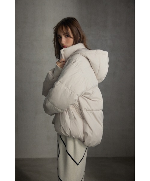 B-HEAT フード付き中綿ジャケット（ブルゾン）｜AZUL BY MOUSSY