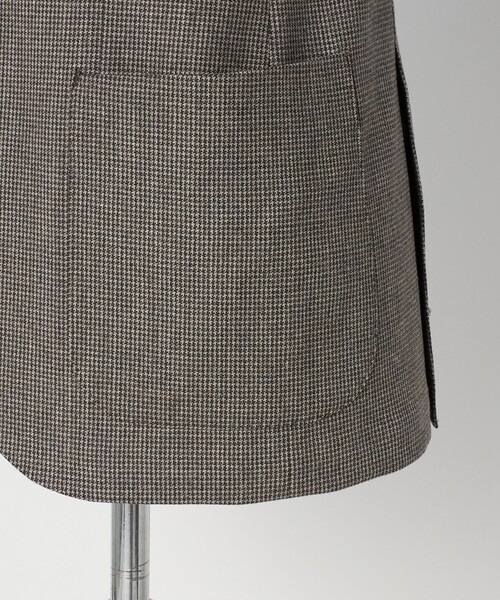 ハウンドトゥース シングル 3ボタン テーラード ジャケット R―MODEL