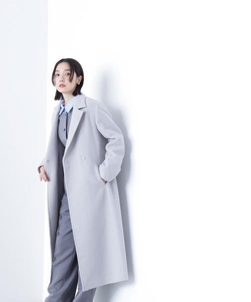 美品新品未使用　gentlehard　チェスターコート ロングコート チェスターコート レディーストレンチコート ロングコート