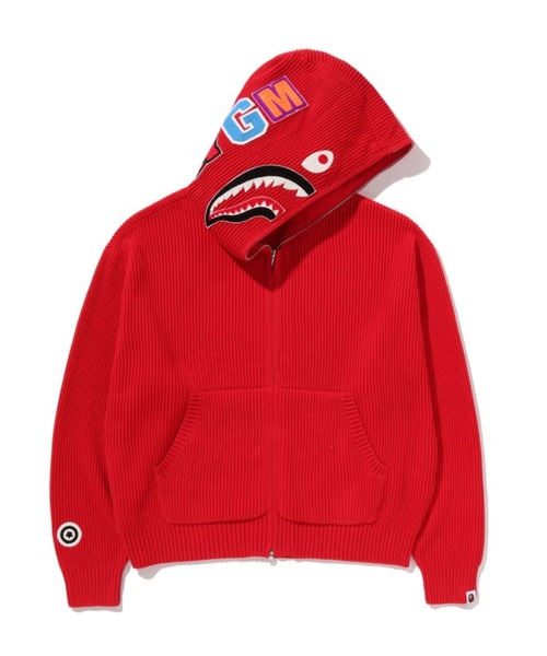 A BATHING APE（アベイシングエイプ）の「SHARK JACQUARD KNIT SWEATER
