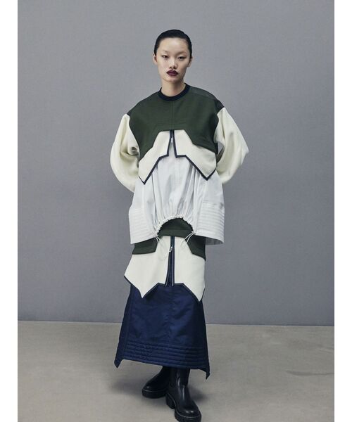 un3d. 新品　FLEECE DOCKING LAYERED TOP FLEECE DOCKING LAYERED TOP【セットアップ着用可能】 / フリース