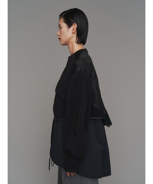 FLEECE DOCKING LAYERED TOP【セットアップ着用可能