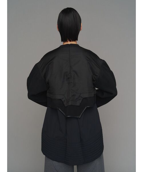 FLEECE DOCKING LAYERED TOP【セットアップ着用可能】 / フリース