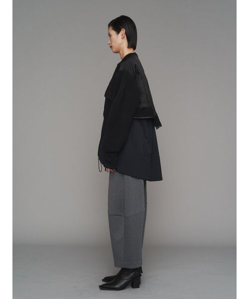 セール】FLEECE DOCKING LAYERED TOP【セットアップ着用可能