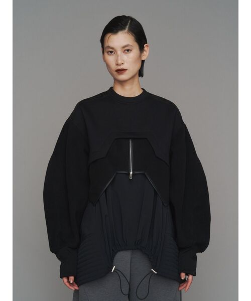 un3d. 新品　FLEECE DOCKING LAYERED TOP FLEECE DOCKING LAYERED TOP【セットアップ着用可能