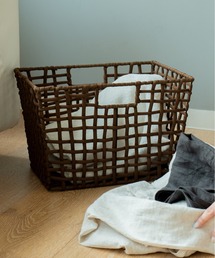 BRID（ブリッド）の「ブリッド ラフニット バスケット / BRID ROUGH KNIT BASKET［WIDE_L］（収納グッズ）」