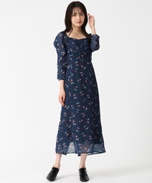 31 Sons de mode ワンピース 31 Sons de mode ワンピース ケープ風フラワープリント