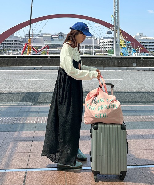 PILIT（ピリット）の「【インナーSET】ジャガードキャミワンピース（ワンピース・レディース・アイボリー/ブラック・MEDIUM）」の17枚目の写真