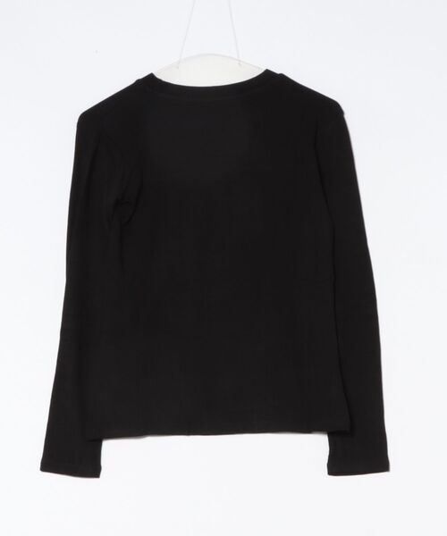 Lace Ladies（レースレディース）の「クルーネック  長袖 ベーシック プルオーバー カットソー（Tシャツ/カットソー・レディース・ブラック/ネイビー/ダークグレー/ピンク/ライトグレー/ホワイト・FREE）」の7枚目の写真