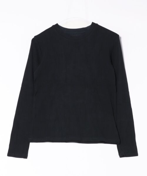 Lace Ladies（レースレディース）の「クルーネック  長袖 ベーシック プルオーバー カットソー（Tシャツ/カットソー・レディース・ブラック/ネイビー/ダークグレー/ピンク/ライトグレー/ホワイト・FREE）」の12枚目の写真