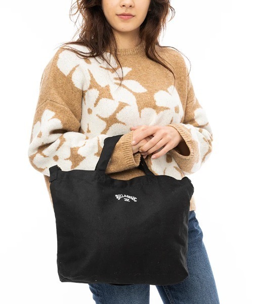 BILLABONG(ビラボン)の「【BILLABONG/ビラボン】24AW SHOULDER TOTE BAG/2WAYコットンキャンバスショルダー・トート(トートバッグ・レディース・ブラック・FREE)」の7枚目の写真