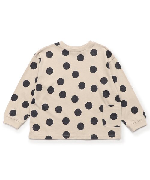 一回も着てなくて、子供の好みではないから、安く譲ります。 前後着用OK】どっちも正解 DAISUKI 総柄ロンT_ジュニア対応（T