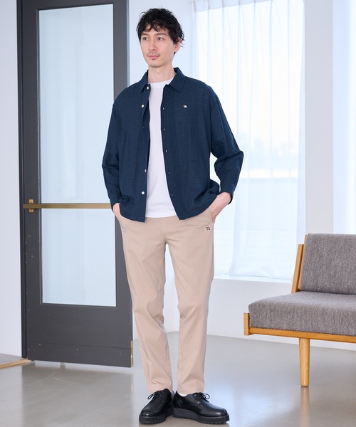 Arnold Palmer(アーノルドパーマー)の「シェア パナマチェック 長袖シャツ + 半袖Tシャツ セット(アンサンブル・レディース・ブラウン/ブラック/グリーン・LL/XS/L/M/S)」の15枚目の写真