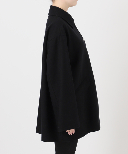 Traditional Weatherwear(トラディショナルウェザーウェア)の「別注【TRADITIONAL WEATHERWEAR】LINTON JS MIDDLE(ステンカラーコート・レディース・ブラック/ネイビー・36/34)」の16枚目の写真