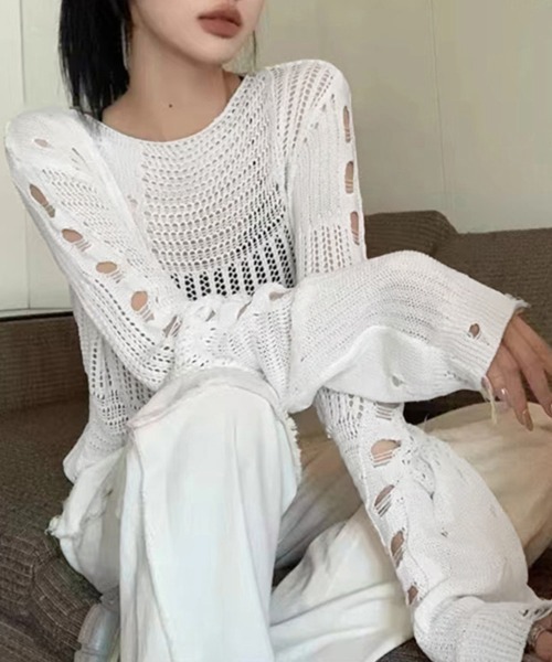 Emily　になります。 フードの立ち上がり◎】サイドジップダンボールニットフーディー