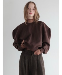 AMOMMA アモマ　PUFF SLEEVE SWEAT スウェット　黒 puff sleeve sweat (black) – AMOMMA