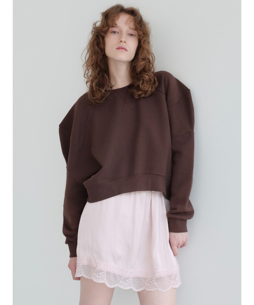 PUFF SLEEVE SWEAT 起毛なし（スウェット）｜AMOMMA（アモマ）の