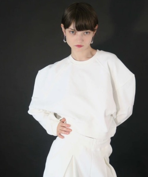 PUFF SLEEVE SWEAT 起毛なし（スウェット）｜AMOMMA（アモマ）の