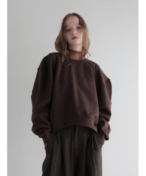 PUFF SLEEVE SWEAT 起毛なし(スウェット)|AMOMMA(アモマ)の PUFF SLEEVE SWEAT 起毛なし(スウェット)|AMOMMA(アモマ)の