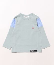 Tappet（タペット）の「肩ストライプ切り替えTシャツ（Tシャツ/カットソー）」