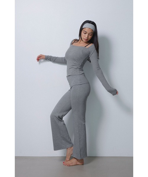 n様　ALEXIASTAM フレアパンツ Wellness Turn-up Waist Flared Pants /ターンアップウエスト