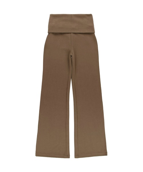 Wellness Turn-up Waist Flared Pants /ターンアップウエストパンツ 