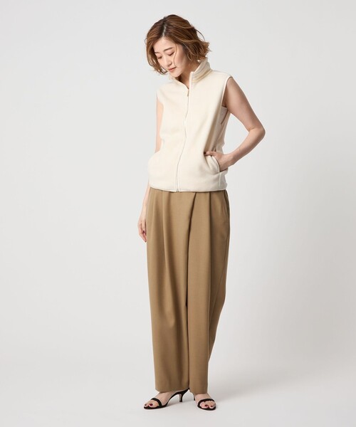 conte コンテ　ラウンドシルエットパンツ　36 conte＞ラウンドシルエットパンツ