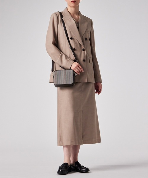 Paul Smith(ポールスミス)の「コーテッドキャンバス ショルダーバッグ / 555416 WN141S(ショルダーバッグ・レディース・ダークブラウン・FREE)」の5枚目の写真