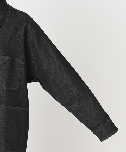 Spick & Span（スピックアンドスパン）の「RED CARD TOKYO / レッドカード トーキョー 別注Chore Coat*（デニムジャケット・レディース・ブラック・SMALL）」の13枚目の写真