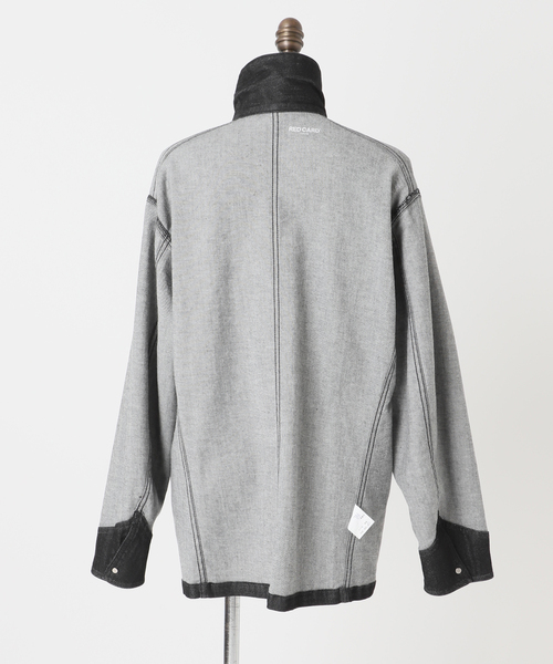Spick & Span（スピックアンドスパン）の「RED CARD TOKYO / レッドカード トーキョー 別注Chore Coat*（デニムジャケット・レディース・ブラック・SMALL）」の18枚目の写真