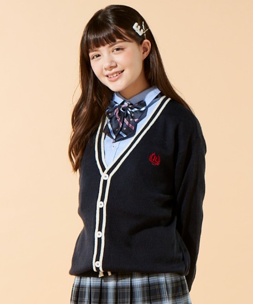 repipi armario（レピピ アルマリオ）の「チルデンカーディガン（カーディガン/ボレロ・キッズ・グレー/ネイビー/ブラック・140/160/150）」の3枚目の写真