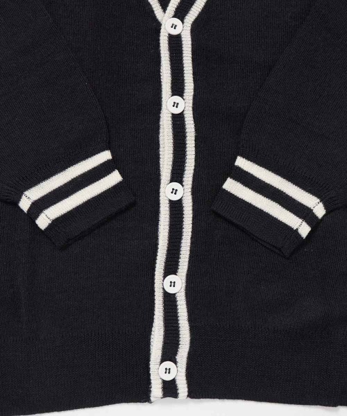 repipi armario（レピピ アルマリオ）の「チルデンカーディガン（カーディガン/ボレロ・キッズ・グレー/ネイビー/ブラック・140/160/150）」の7枚目の写真